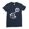 cow says mu Ladies Fitted T-Shirt