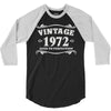 vintage 1972 aged to perfection 3/4 Sleeve Shirt