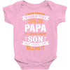 Super Cool Papa Of A Freaking Awesome Son Baby Onesie