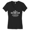 grumpy old man Women's V-Neck T-Shirt