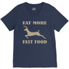 eat more fast food V-Neck Tee