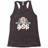 Careful I Already Kicked Cancer Ass Racerback Tank