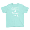 all i need is coffee sciossors Youth Tee