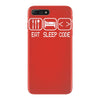eat sleep code iPhone 7 Plus Case