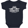 i have two titles aunt and godmother Baby Bodysuit