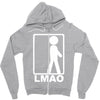 lmao laughing Zipper Hoodie