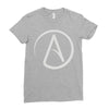atheist atheism atheismus Ladies Fitted T-Shirt