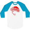 olympiakos logo greek soccer 3/4 Sleeve Shirt
