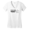 baby now loading Women's V-Neck T-Shirt