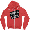 work sux Zipper Hoodie