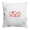 man woman geek Throw Pillow
