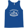 40th birthday gift vintage 1978 perfect aged Tank Top