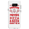 horror movies, pizza and beer Samsung Galaxy S8