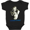 partner's in crime black funny Baby Bodysuit