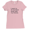 hoodrat stuff with my friends Ladies Fitted T-Shirt