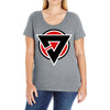 red black zero Ladies Curvy T-Shirt