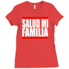 salud mi familia  fast 7 vin auto tuning diesel paul walker kult fun l Ladies Fitted T-Shirt