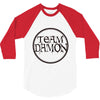 team damon salvatore (6) 3/4 Sleeve Shirt