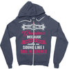 they call me grandma partner in crime. Zipper Hoodie