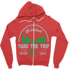 life is short take the trip buy the shoe Zipper Hoodie