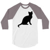 cat black had 3/4 Sleeve Shirt