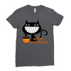happy halloween Ladies Fitted T-Shirt
