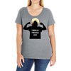 khabib nurmagomedov silouhette Ladies Curvy T-Shirt
