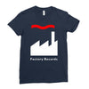 factory records   retro record label   mens music Ladies Fitted T-Shirt