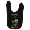 dreaming of a white christmas Baby Bibs
