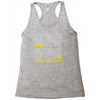forwar ever backwards never Racerback Tank