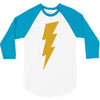 lightning bolt camera flash 3/4 Sleeve Shirt