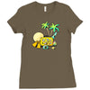 summer beach Ladies Fitted T-Shirt