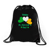 happy st patrik day Drawstring Bags