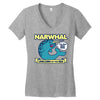 narwhal Women's V-Neck T-Shirt