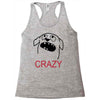 crazy (2) Racerback Tank