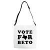 vote for beto Adjustable Strap Totes