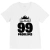 fortnite 99 problems - black V-Neck Tee