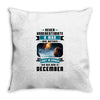 Never Underestimate A Man Who Watches Lost in Space And Was Born in De Throw Pillow
