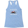 case ih red tractor boy comin' through Racerback Tank