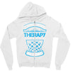 I Don't Need Therapy Just to Do Ballooning Zipper Hoodie
