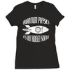 quantum physics not rocket Ladies Fitted T-Shirt