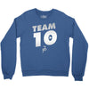 team 10  silver Crewneck Sweatshirt