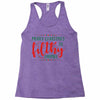 merry christmas ya filthy animal Racerback Tank