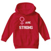 Women's March We Are Strong Youth Hoodie
