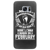 Never Underestimate Old Man Who Was Born February Samsung Galaxy S7 Edge