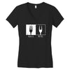 metal fork Women's V-Neck T-Shirt