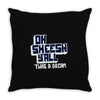 oh sheesh y'all Throw Pillow