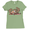 zombies!! Ladies Fitted T-Shirt