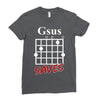 gsus saves chord Ladies Fitted T-Shirt