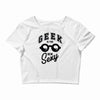 geek is the new sexy! Crop Top